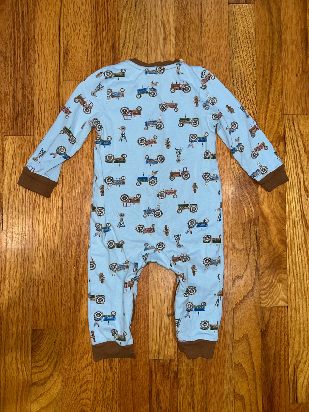 Baby Boys Carhartt Coverall Tractor Print 9M - Picture 2 of 3